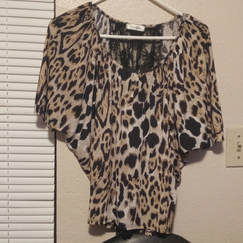 Leopard top Brand Love Story